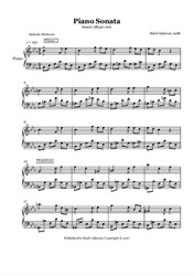 Piano Sonata (Sonata Allegro mvt)